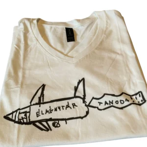 Rakéta póló V-nyakú